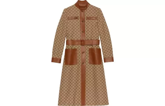 Пальто тренч женский Gucci, бежевый