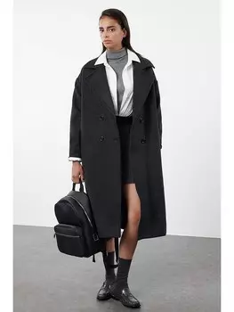 Пальто trendyol, антрацит