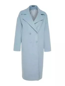 Пальто Trendyol Between-Seasons Coat, светло-голубой