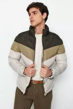 Пальто TRENDYOL MAN, хаки