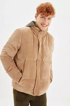 Пальто TRENDYOL MAN, кэмел