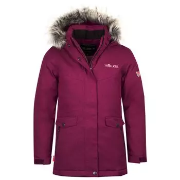 Пальто Trollkids Girl's Oslo Coat XT, цвет Plum/Mauve