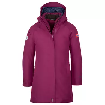 Пальто Trollkids Girl's Senja 3in1 Coat, цвет Plum/Navy