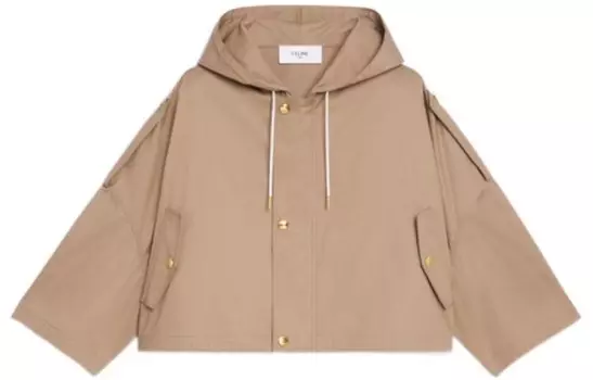 Пальто укороченное женское Celine, коричневый