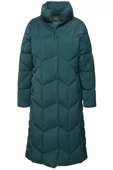 Пальто Ulla Popken Between-Seasons Coat, темно-зеленый