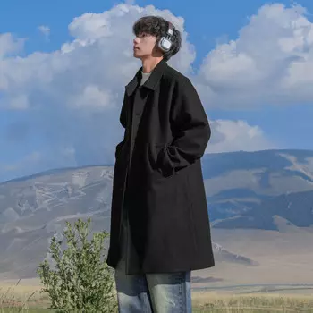 Пальто унисекс Fuerza, черный