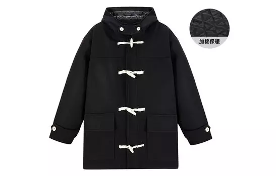 Пальто унисекс ICONS Lab, Черный