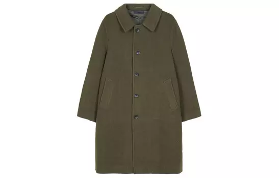 Балмаканское пальто Uniqlo, 56 оливковый