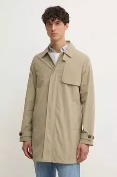 Пальто United Colors Of Benetton, зеленый