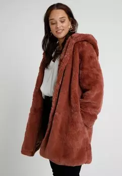 Пальто Urban Classics Curvy, темно-розовый