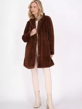 Пальто Usha, коричневый