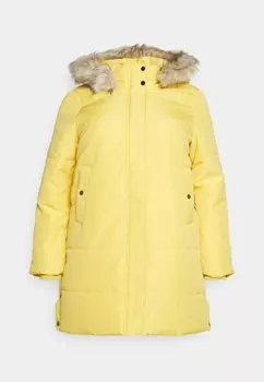 Пальто Vero Moda Curve, spicy mustard