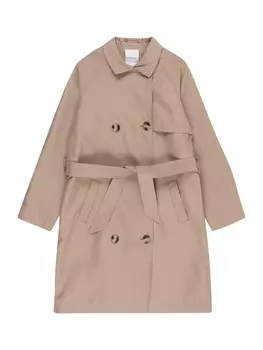 Пальто Vero Moda Girl Coat Doreen, темно-бежевый