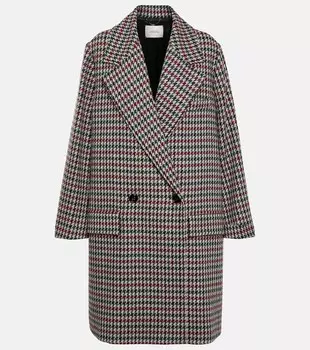 Пальто Vichy из смесовой шерсти DOROTHEE SCHUMACHER, разноцветный