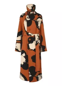 Пальто vigor Issey Miyake, коричневый