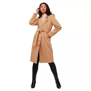 Пальто Vila Poko, коричневый