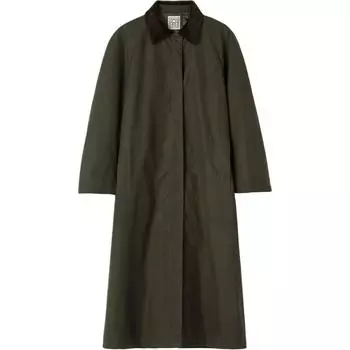 Пальто в деревенском стиле TOTEME, Bark Color