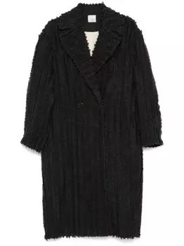 Пальто в рубчик Alysi, черный