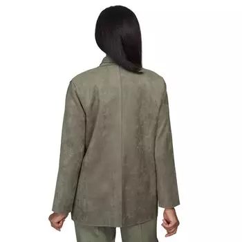 Пальто в стиле авто из искусственной замши Petite Alfred Dunner Alfred Dunner