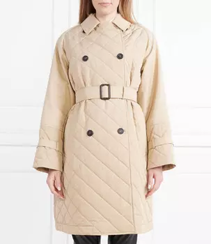 Пальто Weekend MaxMara BEIGE - Quilted coat, бежевый