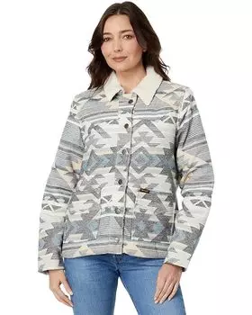 Пальто Wrangler Retro Barn, белый/черный