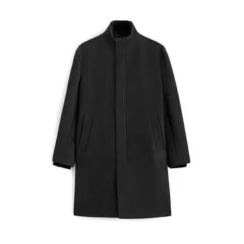 Пальто Zara, антрацитово серый