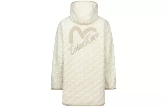 Пальто женское белое Evisu