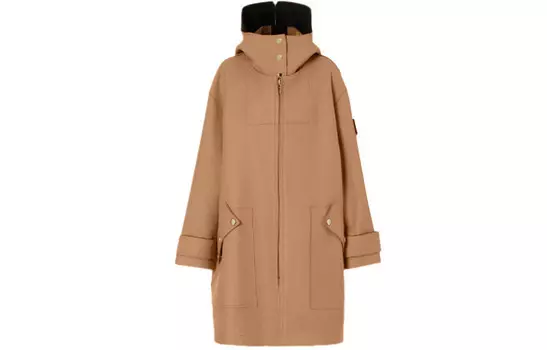 Пальто женское Burberry, оранжевый