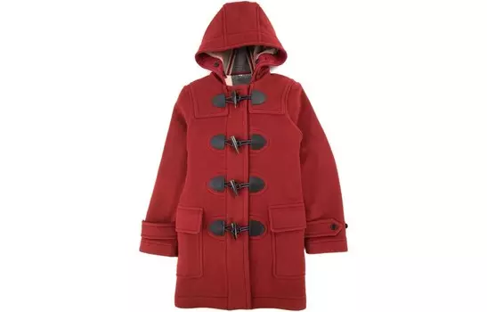Пальто женское Burberry с капюшоном, красный