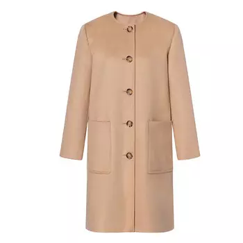 Пальто женское Burberry с карманами, хаки