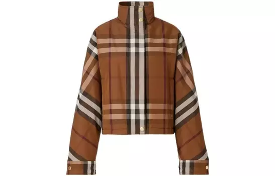 Пальто женское Burberry укороченное, коричневый