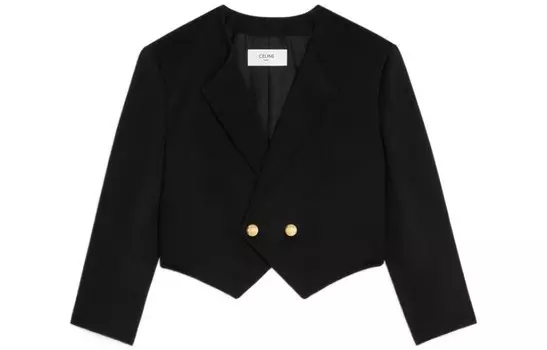 Пальто женское Celine укороченное, черный