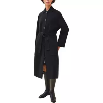 Пальто женское черное Hermes