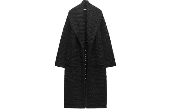 Пальто женское черное Zara