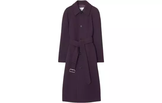 Пальто женское фиолетовое Burberry