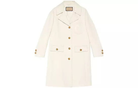 Пальто женское Gucci, белый