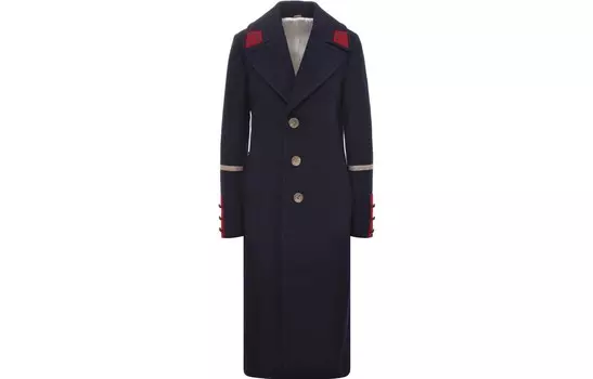 Пальто женское Gucci, темно-синий / красный