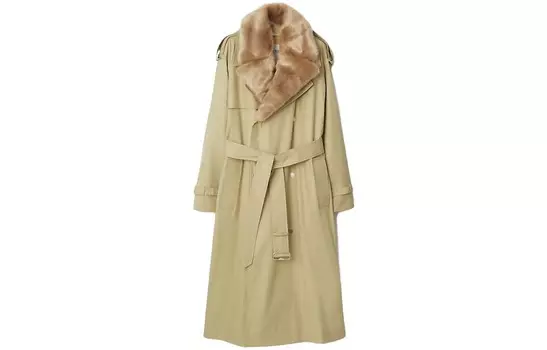 Пальто женское хаки Burberry