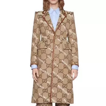 Пальто Женское Хаки Gucci