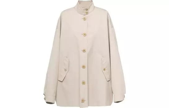 Пальто женское хаки Prada