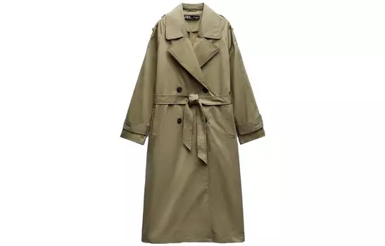 Пальто женское хаки Zara