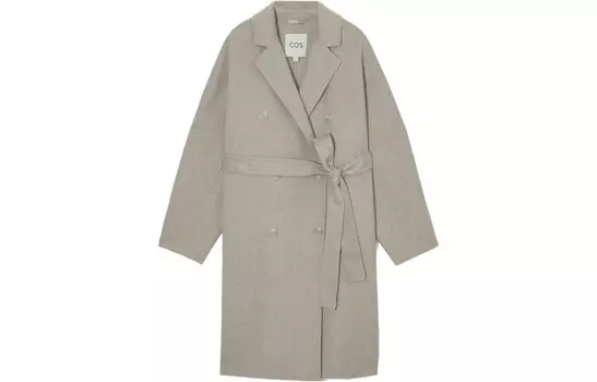 Пальто женское кремовое Cos