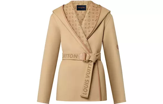 Пальто женское Louis Vuitton, бежевый