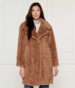 Пальто женское Marella из искусственного меха, бежевый