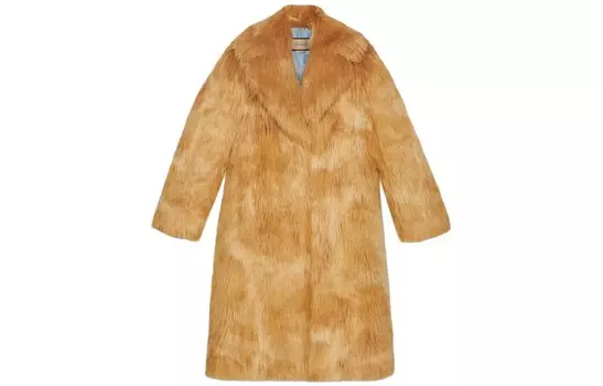 Пальто Женское Охра желтый Gucci