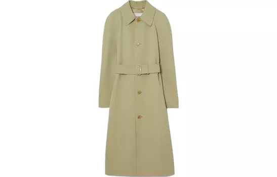 Пальто женское оливковое Burberry