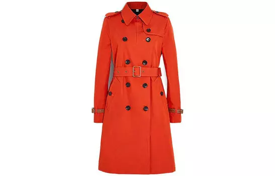 Пальто женское оранжевое Coach