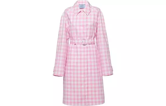 Пальто женское розовое Prada