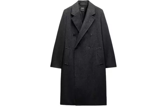 Пальто женское серии ZW серое Zara