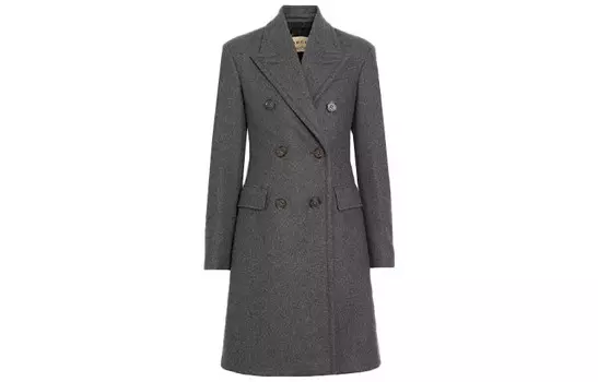 Пальто женское серое Burberry